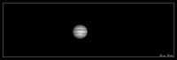 Jupiter et ses 4 lunes galiléennes {JPEG}