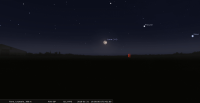La Lune à son lever