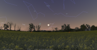 la Pleine Lune au couchant